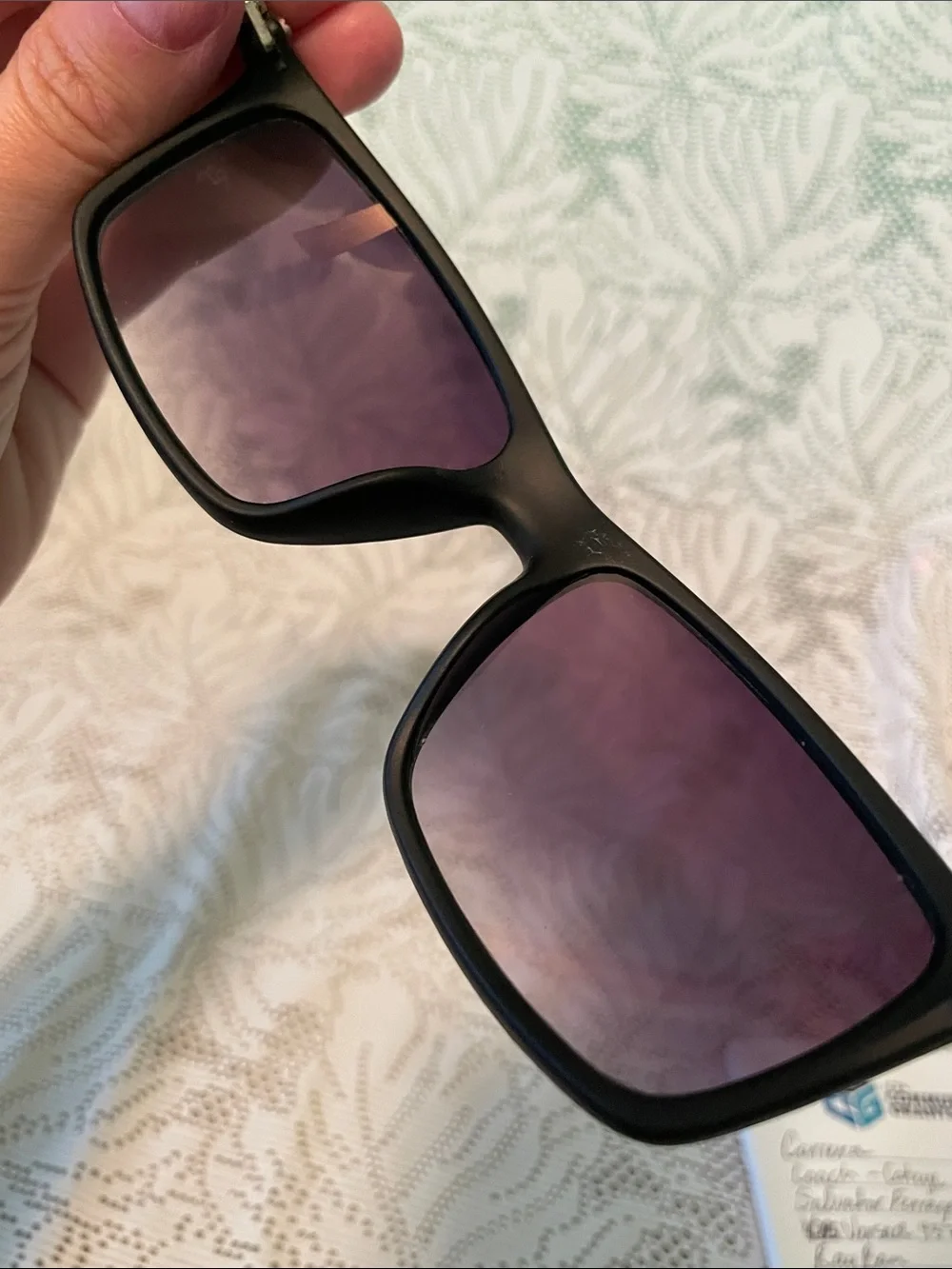 Ray-Ban Black Frame Sunglasses with Black Gradient Lenses